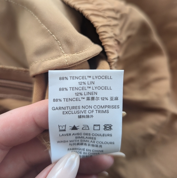 Frank And Oak Sally Wide Leg Fluid Pant Women's 4 - Picture 7 of 11